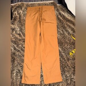 Carhartt Brown Men's Loose Straight Washed Duck Dungaree B11 34 x 32